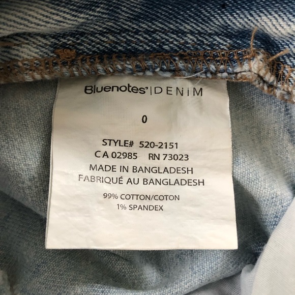 Bluenotes Curvy Stretch Mom Shorts - Picture 4 of 4